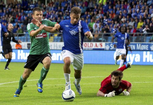 Imagine de la precedentul meci european al Legiei, 0-0 acasă cu Molde, rezultat care, după 1-1 în Norvegia, i-a calificat pe Kuciak şi compania în play-off-ul Ligii Campionilor