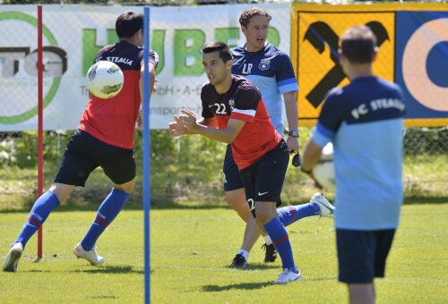 Pîrvulescu e unul dintre puținii jucători care se mai antrenează acum cu Reghecampf