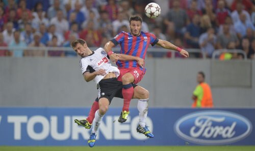 Piovaccari a marcat 5 goluri pentru Steaua, două în campionat, 3 în preliminariile Ligii