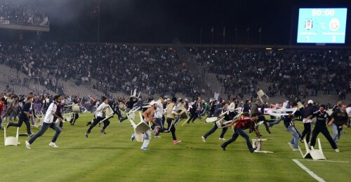 Scene horror pe stadionul Olimpic din Istanbul