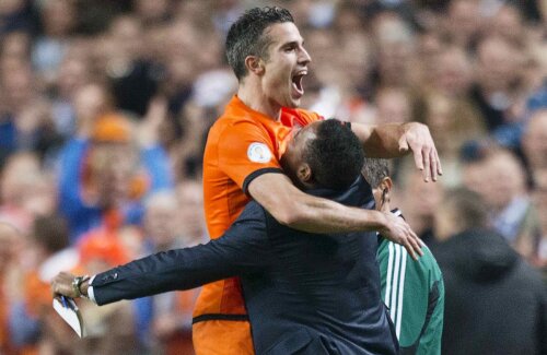 Van Persie, hat-trick cu Ungaria, a devenit golgeterul all-time al Olandei // Foto: Reuters