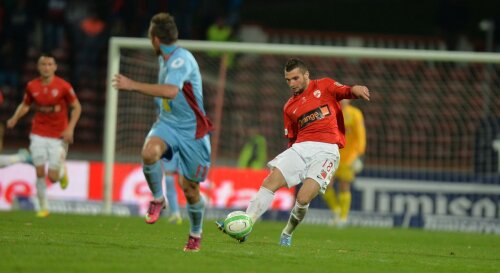 Şerban a fost integralist într-un singur meci în acest sezon, cu Chindia Tîrgovişte în Cupă