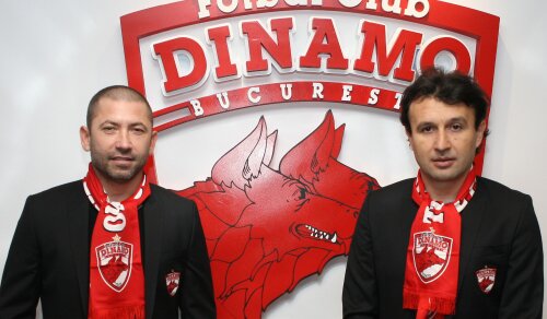 Iulian Oprea (stînga) și Octavian Marin sînt doi dintre noii scouteri ai lui Dinamo