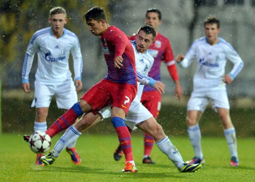 Grădinaru a marcat al treilea gol al său în competiția tinerilor // Foto: rpressport.ro