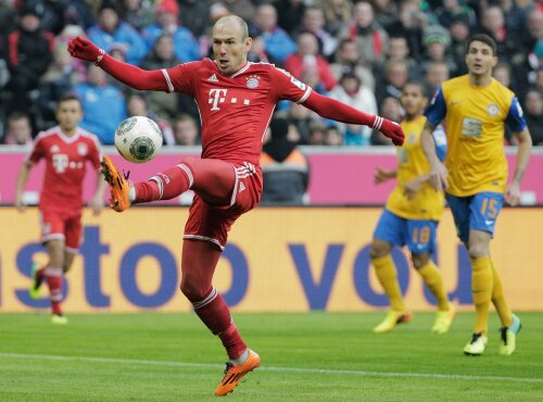 Robben are contract pînă-n 2015 cu Bayern și e dorit de PSG // Foto: Guliver/GettyImages