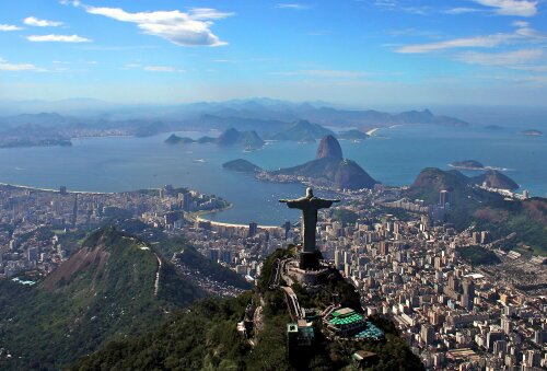 Christul de pe Corcovado veghează Rio de Janeiro și Mondialul din 2014
