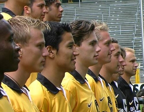 Heiko Hesse, al treilea din stînga, într-o poză de grup a juniorilor lui Dortmund