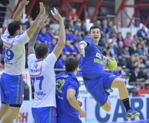 Florin Acatrinei a marcat aseară de 7 ori în poarta Italiei Foto: Cristi Preda