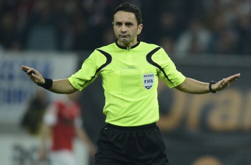 Sebastian Colţescu a fost arbitru adiţional la meciul de la Galaţi