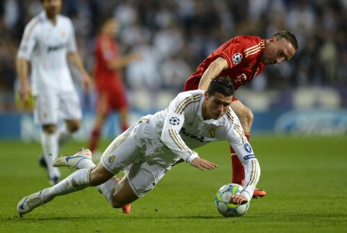 Duel Ronaldo - Ribery în semifinalele Ligii 2012. Atunci a cîștigat francezul