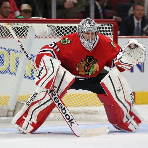 Paradele lu Corey Crawford au ajutat-o pe Chicago Blackhawks să învingă în partida cu Minnesota Wild