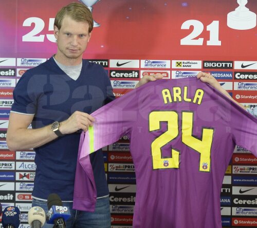 Arlauskis a semnat pe un an cu Steaua cu opţiune de prelungire pe încă un an // Foto: Alex Nicodim