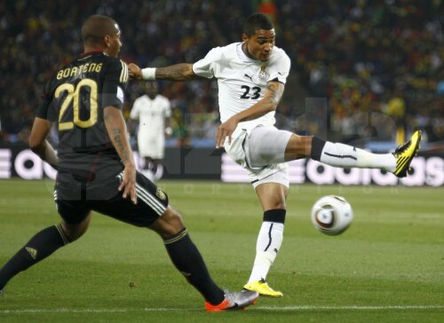 La Mondialul din 2010, neamțul Jerome a cîștigat duelul cu ghanezul Kevin-Prince, scor 1-0