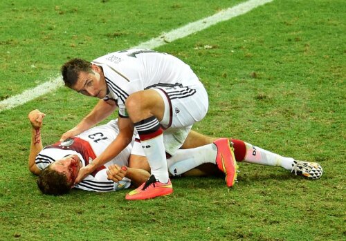 Muller acuză șocul, Klose așteaptă ajutor de pe bancă
Foto: Reuters