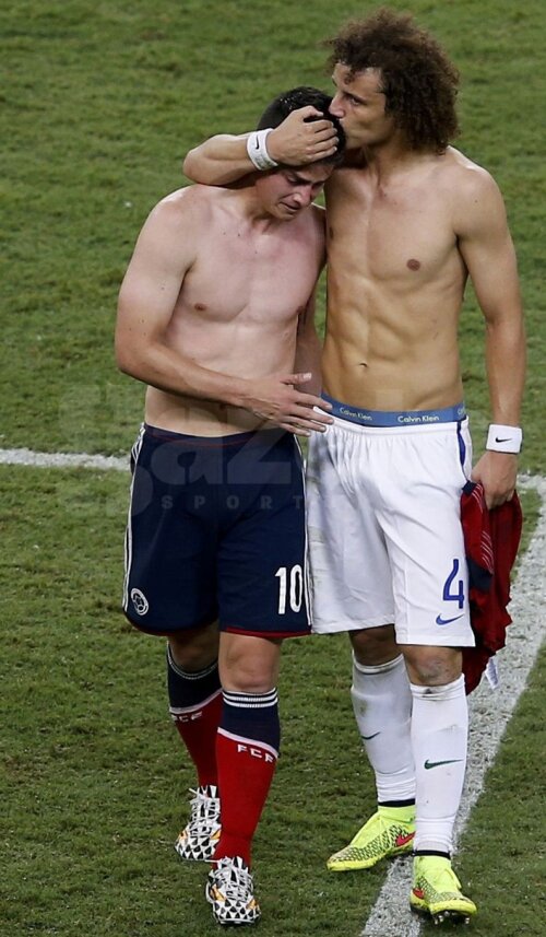 James Rodriguez și David Luiz Sursa: Reuters