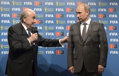 Blatter i-a încredințat lui Putin Mondialul din 2018