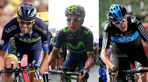 Contador, Quintana, Froome, foto: europapress.es