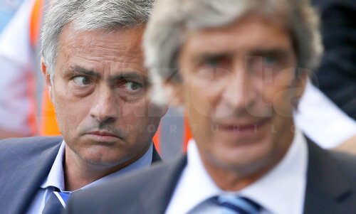 Jose Mourinho și Manuel Pellegrini, foto: reuters