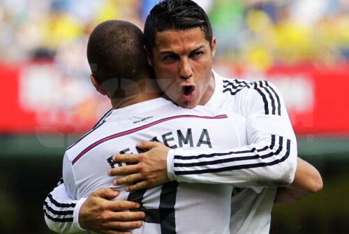 Cristiano Ronaldo și Benzema, foto: reuters