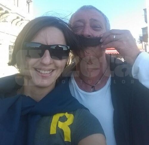 Dan Podeanu și Ana Brînză într-un selfie de efect