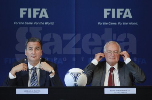 Michael Garcia și Hans-Joachim Eckert, oamenii însărcinați de Blatter cu derularea anchetei