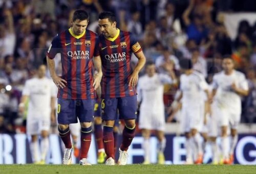 Lionel Messi și Xavi, foto: reuters