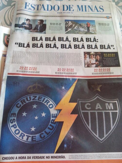 Ziarul Estado de Minas, Foto: Twitter