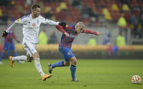 Bourceanu (în duel cu Iarmolenko) a revenit în Ghencea în septembrie de la Trabzonspor, de unde a fost împrumutat pînă la finalul acestui sezon