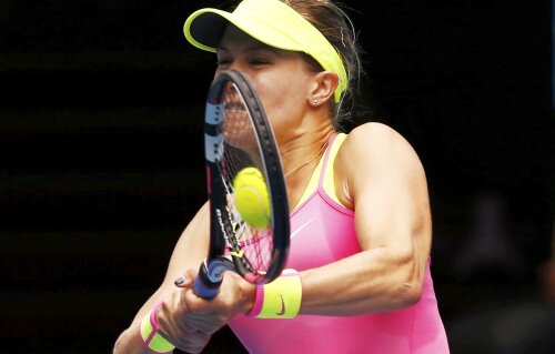 Eugenie Bouchard s-a calificat în sferturi la Australian Open, acolo unde a fost eliminată de Șarapova, foto: reuters