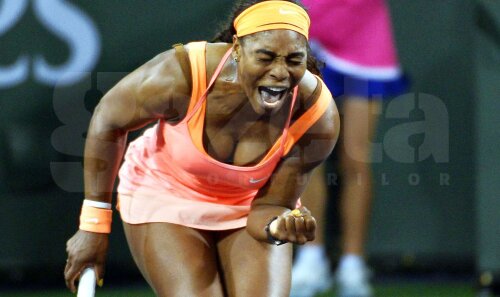 Serena Williams s-a bucurat enorm la finalul partidei, foto: reuters