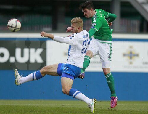 Lafferty (în verde) e împrumutat acum de Norwich la Rizespor, în prima ligă turcă // Foto: Reuters