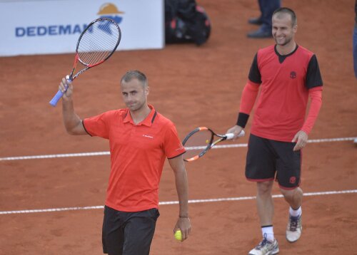 Marius Copil și Adrian Ungur își doresc să joace cît mai mult împreună de acum încolo // Foto: Raed Krishan