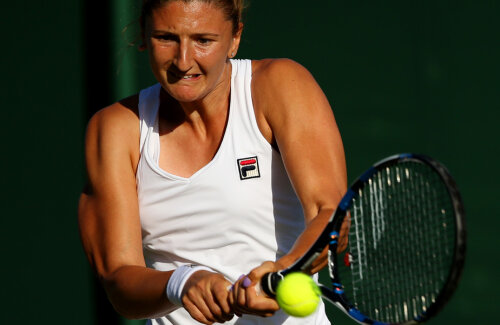 Irina Begu trecuse abia anul trecut de primul tur la Wimbledon, iar la ediția actuală a pus măcar o rundă în plus // Foto: Guliver/GettyImages