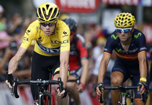 Chris Froome, în galben, domină autoritar Turul Franței, foto: reuters