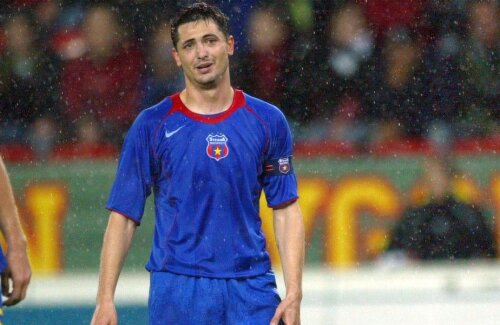 Imagine cu Rădoi din meciul Rosenborg-Steaua