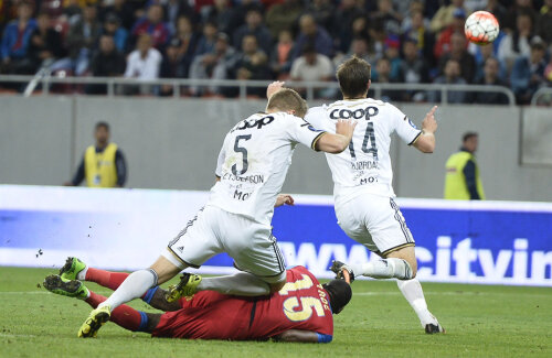 Tade, călcat în picioare de norvegieni, a fost imaginea lăsată de Steaua aseară în duelul cu Rosenborg