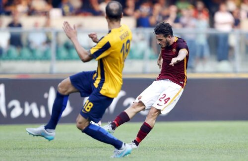 Golul lui Florenzi a fost prea puțin pentru ca Roma să plece triumfătoare de la Verona // Foto: Reuters