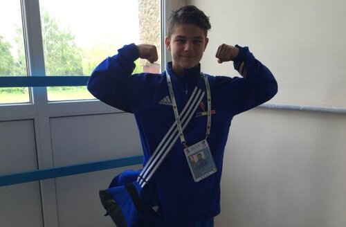 Cosmin Gîrleanu e la 16 ani o mare speranţă a boxului românesc // Foto: Colectie personală
