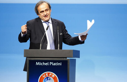 Pînă în septembrie 2015, Platini convinsese lumea fotbalului să-l voteze. Inclusiv FRF îi promisese susținerea // Foto: Reuters