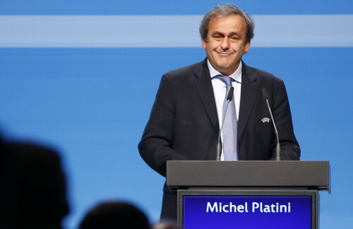 Platini, din 2007 președinte UEFA, triplu cîștigător al Balonului de Aur ca jucător al lui Juventus // Foto: Reuters