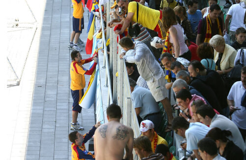 La Euro 2008, tricolorii au avut mii de suporteri la fiecare partidă