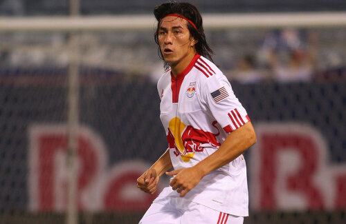 Alfredo Pacheco, în 2009, cînd a fost împrumutat de FAS (El Salvador) la New York Red Bulls, în MLS