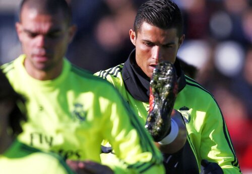 Cristiano Ronaldo la antrenamentele lui Zidane de la Real Madrid, foto: reuters