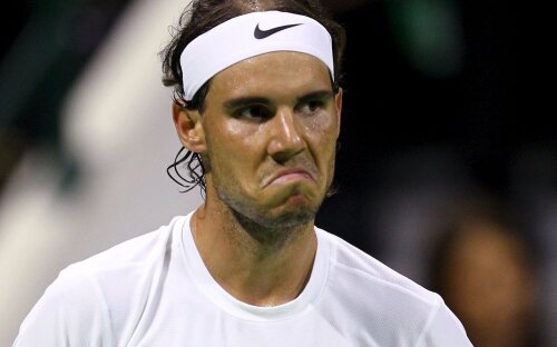 Rafael Nadal pare resemnat în finala de la Doha, foto: reuters