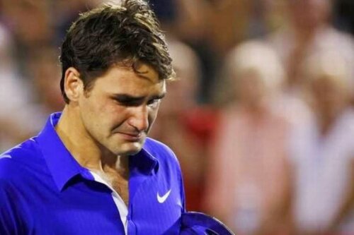 În 2009, după finala cu Nadal, Federer nu și-a putut stăpîni lacrimile