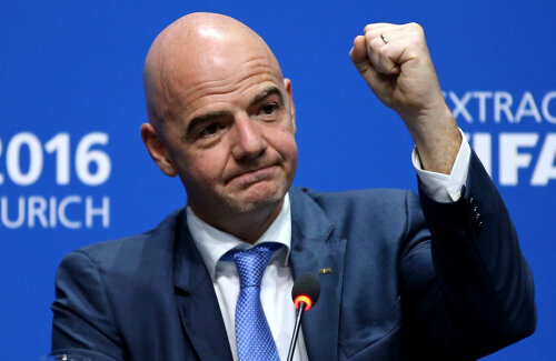 Infantino a promis că 1,2 miliarde din totalul de 5 al veniturilor FIFA vor ajunge la federații