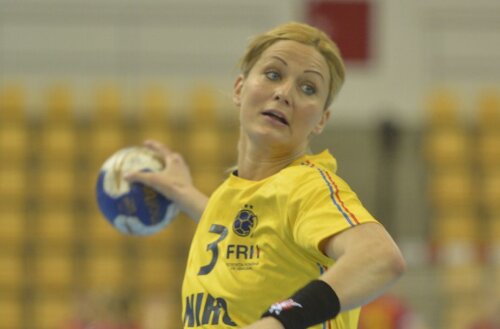 Gabi Szucs a jucat în tricoul României la turneul preolimpic de la Aarhus FOTO Cristi Preda