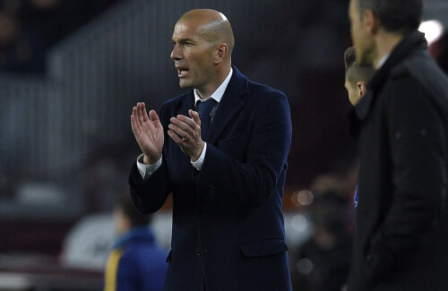 Zidane, primul Clasico, primul succes // FOTO AFP