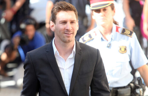 Messi, ieșind de la una dintre audierile în procesul de evaziune în care e implicat