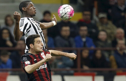 Pogba l-a dominat și fizic pe Bonaventura, reușind să închidă tabela cu Milan // FOTO Reuters